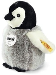 Steiff knuffel pinguin Flaps, zwart/wit/grijs