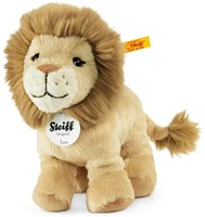 Steiff peluche lion Leo beige 16 cm - lion en peluche doux