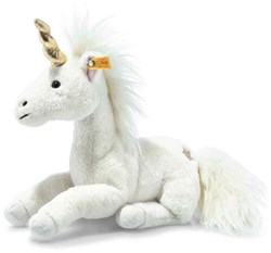 Steiff pluche eenhoorn Soft Cuddly Friends Unica wit 27 cm knuffel