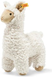 Steiff knuffel Soft Cuddly Friends lama Leandro, crème