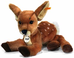 Steiff knuffel hert Rieke pluche bungelend, bruin - 35 cm