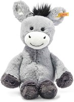 Steiff knuffel Dinkie ezel pluche grijsblauw 30 cm - Soft Cuddly Friends