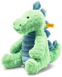 Steiff knuffel dinosaurus Spott pluche groen 28 cm - Soft Cuddly Friends