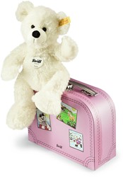 Steiff knuffel in koffer teddybeer Lotte, wit