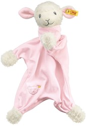 Steiff knuffeldoekje Sweet Dreams lam, roze - pluche baby comforter 30 cm