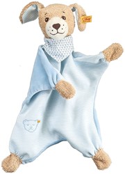 Steiff knuffeldoekje slaaplekker hond, blauw