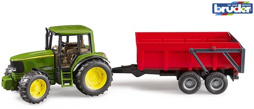 Bruder Bruder John Deere tractor 6920 met kiepaanhanger