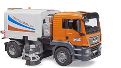 Bruder MAN TGS camion balayeuse jouet orange