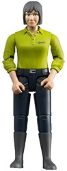 Bruder speelfiguur vrouw blanke huid donkerblauwe broek 10,7cm