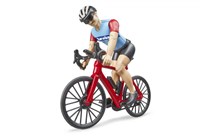 Bruder racefiets speelfiguur - wielrenner speelgoed