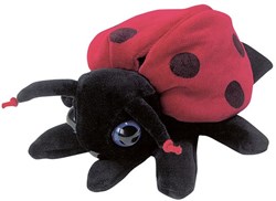 Beleduc marionnette coccinelle - jouet éducatif peluche