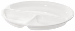 Westmark magnetronbord kunststof wit - 3 vakken - 25 cm - BPA-vrij