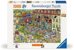 Ravensburger puzzel Holiday Resort 2 - Hotel - 1000 stukjes cartoon
