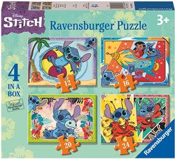 Legpuzzel Disney Stitch, 4in1
