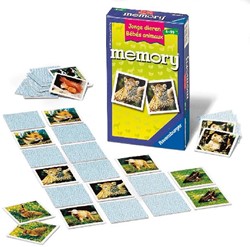 Ravensburger memory jeu de cartes jeunes animaux - jeu éducatif pour enfants