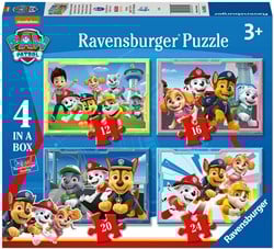 Ravensburger Kinderpuzzel Paw Patrol 4 Puzzels - 12+16+20+24 stukjes