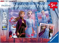 Ravensburger puzzel Frozen 2 - kinderpuzzel 3x49 stukjes karton