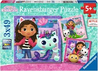 Ravensburger puzzle Gabby's Dollhouse - puzzle enfant 3x49 pièces