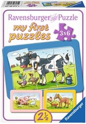 Ravensburger Goede vrienden - My First puzzels - 3x6 stukjes - kinderpuzzel