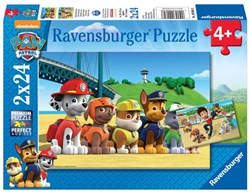 Ravensburger PAW Patrol puzzle - Chiens courageux 2x24 pièces carton