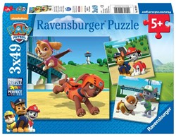 Ravensburger puzzel Paw Patrol Team op 4 poten - 3x 49 stukjes