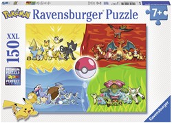 Ravensburger puzzle Diff. types Pokémon 150p