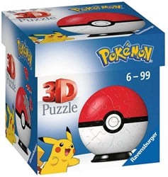 Ravensburger 3D puzzel Pokémon Pokéball - 54 stukjes speelgoed