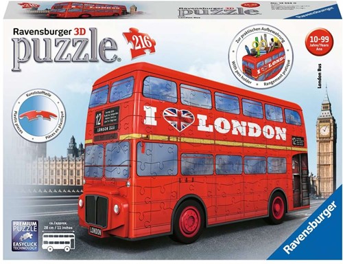 Ravensburger 3D puzzle London Bus 216p
