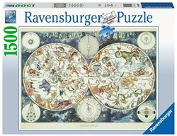 Ravensburger puzzle Mappemonde des animaux fantastique 1500 pièces