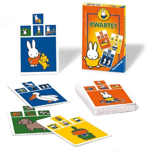 Ravensburger Quartet jeu - Miffy découvre le monde