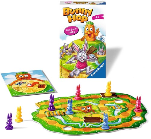Ravensburger Bunny Hop Konijnenrace - pocketspel-2