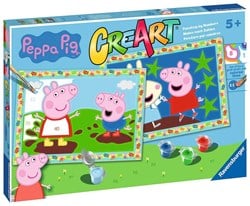 Ravensburger schilderen op nummer Peppa Pig - CreArt Junior set voor kinderen