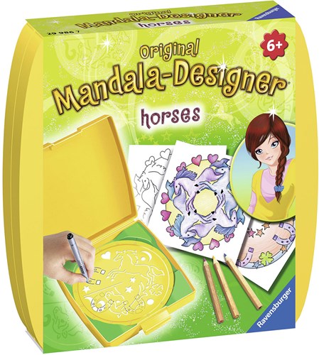 Ravensburger Mandala Designer Mini paarden knutselset tekenen