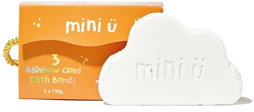 Mini U badbruisballen wolk - kleurrijke bruisballen voor kinderen
