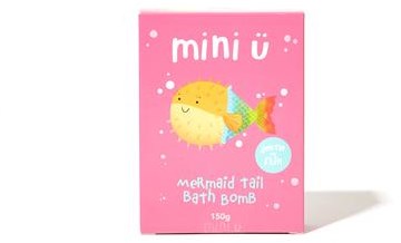 Mini U badbruisbal zeemeermin - kleurrijke bruisbal voor kinderen-3