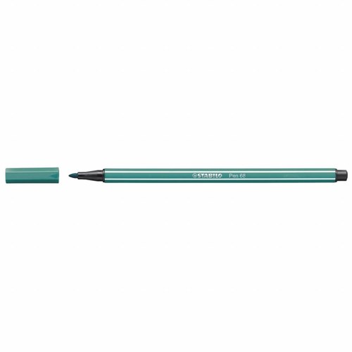 Stabilo feutre Pen 68 bleu turquoise qualité premium