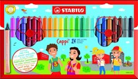 STABILO viltstiften Cappi Etui - 24 stuks