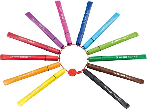 STABILO viltstiften Cappi Etui - 24 stuks-3