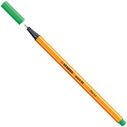 Stabilo fineliner point 88 0,4 mm licht smaragdgroen - schrijfpen