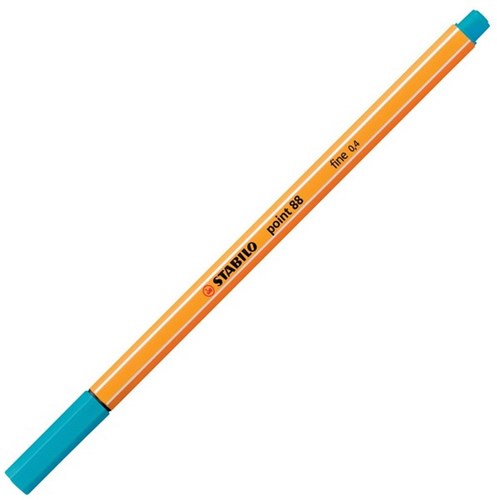 Stabilo fineliner point 88 licht blauw 0,4 mm - schrijven en tekenen