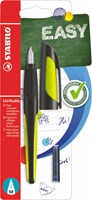Stabilo vulpen ergonomisch zwart lime M punt voor kinderen