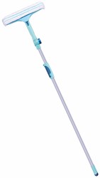 Leifheit raamwisser telescoopsteel - 4-in-1 raamreiniger met draaiknop