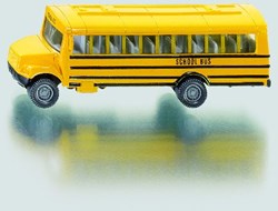 Siku speelgoedbus Amerikaanse schoolbus geel met metaal