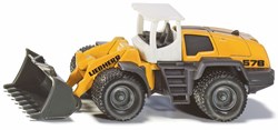 Siku Liebherr wiellader speelgoedvoertuig met beweegbare laadschop