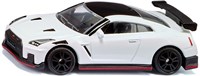 Siku speelgoedauto Nissan GT-R Nismo sportwagen zwart-wit metaal