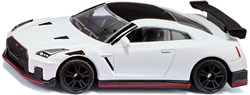 Siku speelgoedauto Nissan GT-R Nismo sportwagen zwart-wit metaal