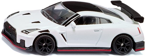Siku speelgoedauto Nissan GT-R Nismo sportwagen zwart-wit metaal