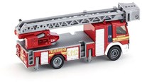 Siku camion de pompier jouet échelle 1:87 rouge avec échelle mobile-3