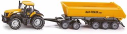 Siku tracteur JCB jouet avec dolly et benne basculante 1:87 métal plastique