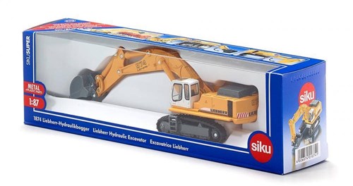 Siku Liebherr graafmachine 1:87 - Hydraulische speelgoedkraan geel-2